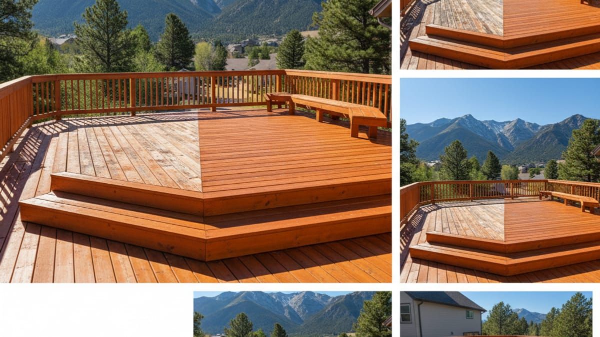 Beautiful deck transformation showcase