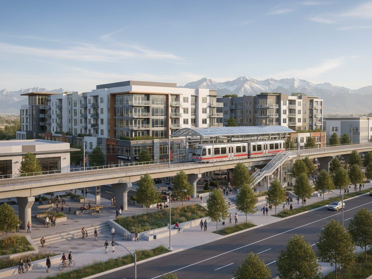 Midvale TRAX transit access